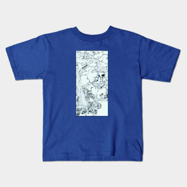 Slater City Kids T-Shirt by Hominid